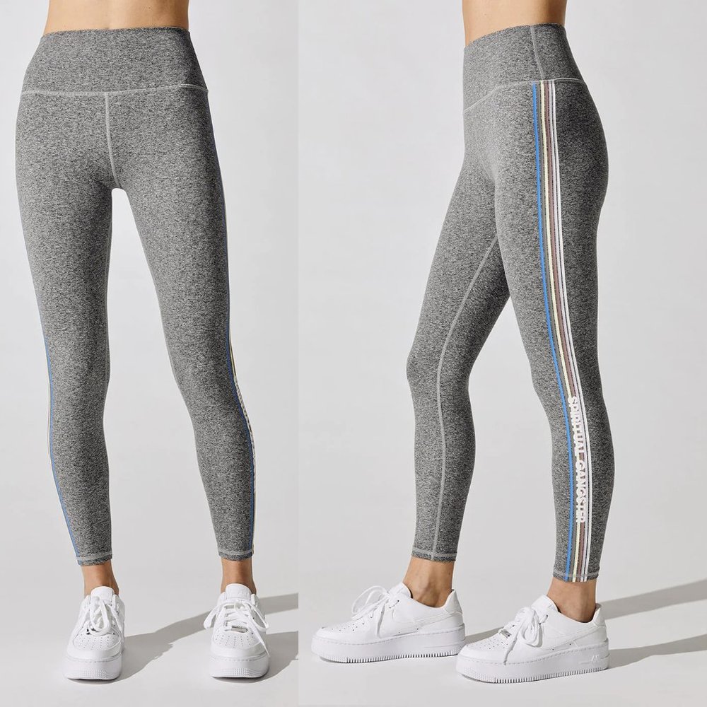 SPIRITUAL GANGSTER Intent High Waist 7/8 Legging Heathered